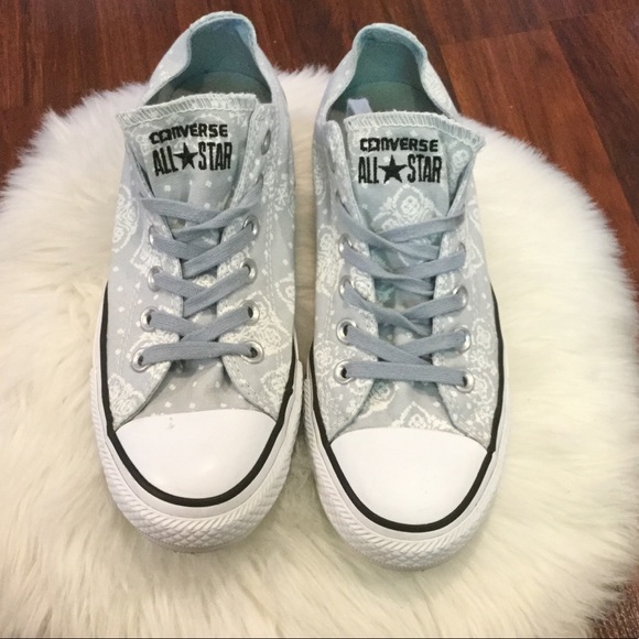 blue bandana converse